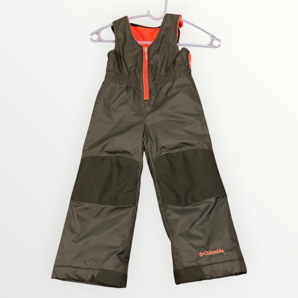 Columbia Kids 3T Black OUT-GROWN Snow Bib Overalls Ski Pants Insulated